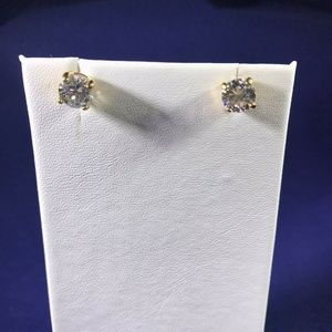 Black Jack CZ earrings New in Box